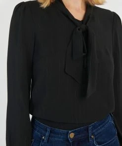 Forcast Bennie Tie Neck Blouse Black -Deals The Style Setters Store http3A2F2Fstatic.theiconic.com .au2Fp2Fforcast 6173 0454031 5