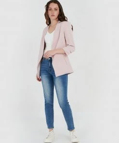 Forcast Carter 2 Collarless Blazer Pastel Pink -Deals The Style Setters Store http3A2F2Fstatic.theiconic.com .au2Fp2Fforcast 6258 1882141 5