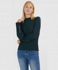Forcast Brooke Mock Neck Knit Dark Green -Deals The Style Setters Store http3A2F2Fstatic.theiconic.com .au2Fp2Fforcast 6264 5814921 7
