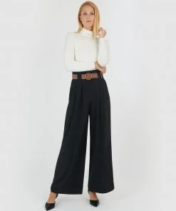 Forcast Hattie Wide Leg Trousers Black -Deals The Style Setters Store http3A2F2Fstatic.theiconic.com .au2Fp2Fforcast 6380 8213341 4