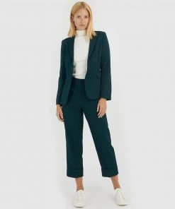 Forcast Nikita Double Breasted Blazer Dark Green -Deals The Style Setters Store http3A2F2Fstatic.theiconic.com .au2Fp2Fforcast 6477 0914921 4