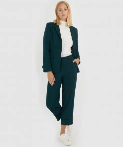 Forcast Nikita Double Breasted Blazer Dark Green -Deals The Style Setters Store http3A2F2Fstatic.theiconic.com .au2Fp2Fforcast 6484 0914921 7