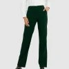 Forcast Annalee Classic Pants Green