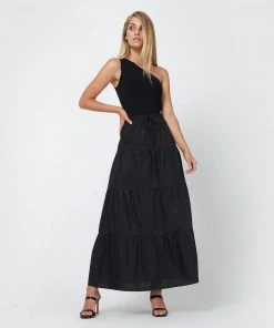 Forcast London Maxi Skirt Black -Deals The Style Setters Store http3A2F2Fstatic.theiconic.com .au2Fp2Fforcast 6587 3719841 2