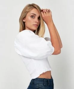 Forcast Serena Shirred Balloon Sleeve Blouse Ivory -Deals The Style Setters Store http3A2F2Fstatic.theiconic.com .au2Fp2Fforcast 6649 3602941 5