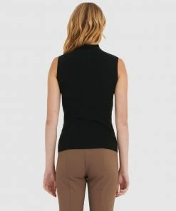 Forcast Logan Ribbed Knit Top Black -Deals The Style Setters Store http3A2F2Fstatic.theiconic.com .au2Fp2Fforcast 6682 1130621 3