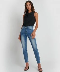 Forcast Nora Drape Neck Top Black -Deals The Style Setters Store http3A2F2Fstatic.theiconic.com .au2Fp2Fforcast 6766 2458541 4
