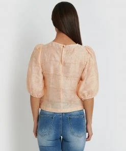 Forcast Audree Puffy Sleeve Top Peach -Deals The Style Setters Store http3A2F2Fstatic.theiconic.com .au2Fp2Fforcast 6804 1365441 3