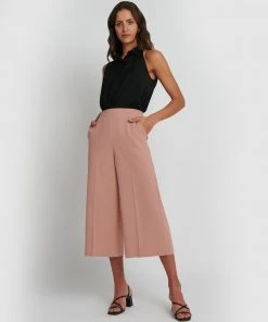 Forcast Calla High Waist Culotte Dusty Pink -Deals The Style Setters Store http3A2F2Fstatic.theiconic.com .au2Fp2Fforcast 6945 3909541 4