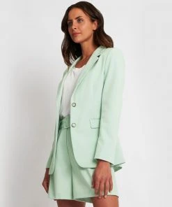 Forcast Harlow Single Breasted Jacket Mint -Deals The Style Setters Store http3A2F2Fstatic.theiconic.com .au2Fp2Fforcast 7007 4687741 3