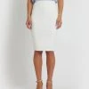 Forcast Taylor Pencil Skirt Ivory