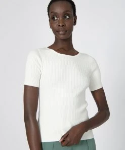 Forcast Nola Ribbed Knit Ivory