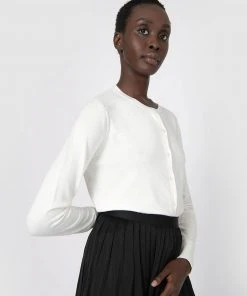 Forcast Joyce Knit Cardigan Ivory