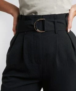 Forcast Kenna Paper Bag Pants Black -Deals The Style Setters Store http3A2F2Fstatic.theiconic.com .au2Fp2Fforcast 7568 9630541 5