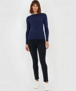 Forcast Tania Crew Neck Knit Navy -Deals The Style Setters Store http3A2F2Fstatic.theiconic.com .au2Fp2Fforcast 7773 2500721 5