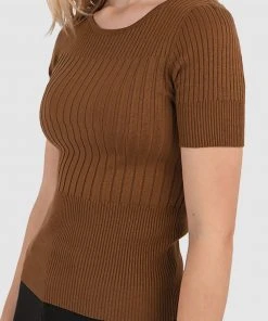 Forcast Nola Ribbed Knit Caramel -Deals The Style Setters Store http3A2F2Fstatic.theiconic.com .au2Fp2Fforcast 7914 8610421 5