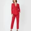 Forcast Scarlet Slim Pants Red
