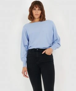 Forcast Maxine Boat Neck Knit Sky Blue -Deals The Style Setters Store http3A2F2Fstatic.theiconic.com .au2Fp2Fforcast 8328 8665331 6