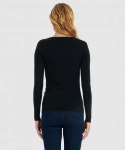 Forcast Stacey Boat Neck Knit Black -Deals The Style Setters Store http3A2F2Fstatic.theiconic.com .au2Fp2Fforcast 8495 6523521 3