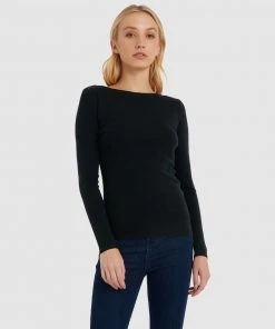 Forcast Stacey Boat Neck Knit Black -Deals The Style Setters Store http3A2F2Fstatic.theiconic.com .au2Fp2Fforcast 8500 6523521 5