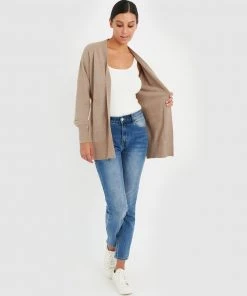 Forcast Liana Belted Cardigan Almond -Deals The Style Setters Store http3A2F2Fstatic.theiconic.com .au2Fp2Fforcast 8512 3523521 6