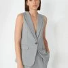 Forcast Kamila Vest Jacket Marle Grey