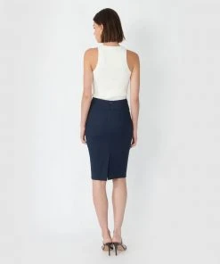 Forcast Taylor Pencil Skirt Navy -Deals The Style Setters Store http3A2F2Fstatic.theiconic.com .au2Fp2Fforcast 9065 7095231 4