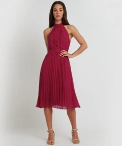 Forcast Aeris Halter Neck Dress Fuchsia -Deals The Style Setters Store http3A2F2Fstatic.theiconic.com .au2Fp2Fforcast 9081 6021741 4