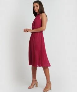Forcast Aeris Halter Neck Dress Fuchsia -Deals The Style Setters Store http3A2F2Fstatic.theiconic.com .au2Fp2Fforcast 9083 6021741 5