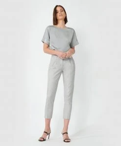 Forcast Lexi Short Sleeve Blouse Grey Blue -Deals The Style Setters Store http3A2F2Fstatic.theiconic.com .au2Fp2Fforcast 9133 3540251 4
