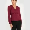 Forcast Ivanka Blouse Ruby