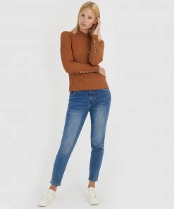 Forcast Brooke Mock Neck Knit Tan -Deals The Style Setters Store http3A2F2Fstatic.theiconic.com .au2Fp2Fforcast 9375 8454031 6