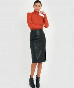 Forcast Calia Faux Leather Skirt Black -Deals The Style Setters Store http3A2F2Fstatic.theiconic.com .au2Fp2Fforcast 9404 3001331 4