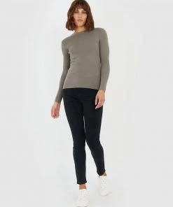 Forcast Tania Crew Neck Knit Light Khaki -Deals The Style Setters Store http3A2F2Fstatic.theiconic.com .au2Fp2Fforcast 9422 8439331 5