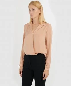 Forcast Caroline Cross Over Blouse Nude -Deals The Style Setters Store http3A2F2Fstatic.theiconic.com .au2Fp2Fforcast 9434 4914921 2