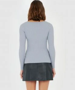 Forcast Camilla Ribbed Knit Zen Blue -Deals The Style Setters Store http3A2F2Fstatic.theiconic.com .au2Fp2Fforcast 9471 0132531 3