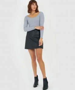 Forcast Camilla Ribbed Knit Zen Blue -Deals The Style Setters Store http3A2F2Fstatic.theiconic.com .au2Fp2Fforcast 9477 0132531 4
