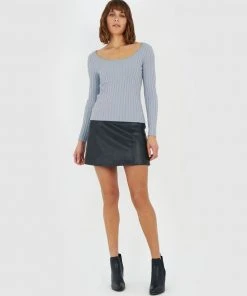 Forcast Camilla Ribbed Knit Zen Blue -Deals The Style Setters Store http3A2F2Fstatic.theiconic.com .au2Fp2Fforcast 9483 0132531 5