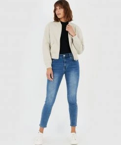 Forcast Devina Bomber Jacket Cream -Deals The Style Setters Store http3A2F2Fstatic.theiconic.com .au2Fp2Fforcast 9516 5146431 4