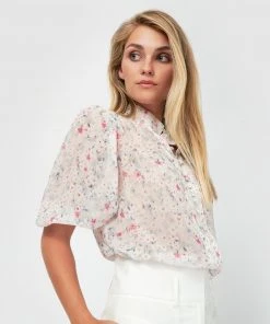 Forcast Elizabeth Button Up Puff Sleeve Blouse Cosmic Latte -Deals The Style Setters Store http3A2F2Fstatic.theiconic.com .au2Fp2Fforcast 9650 6778051 4