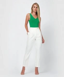 Forcast Shiloh V-Neck Top Bright Green -Deals The Style Setters Store http3A2F2Fstatic.theiconic.com .au2Fp2Fforcast 9668 1602941 5