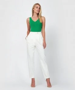 Forcast Shiloh V-Neck Top Bright Green -Deals The Style Setters Store http3A2F2Fstatic.theiconic.com .au2Fp2Fforcast 9670 1602941 6