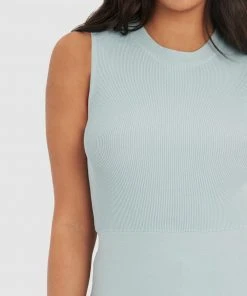 Forcast Kya Peplum Knit Top Light Aqua -Deals The Style Setters Store http3A2F2Fstatic.theiconic.com .au2Fp2Fforcast 9678 3579121 5