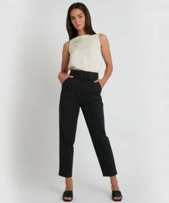 Forcast Lucille Highwaist Belted Pants Black -Deals The Style Setters Store http3A2F2Fstatic.theiconic.com .au2Fp2Fforcast 9736 3265441 4