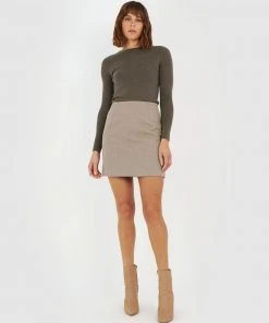 Forcast Opal Mini Skirt Oatmeal -Deals The Style Setters Store http3A2F2Fstatic.theiconic.com .au2Fp2Fforcast 9870 3427331 4