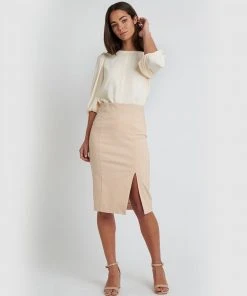 Forcast Elena Balloon Sleeve Top Cream -Deals The Style Setters Store http3A2F2Fstatic.theiconic.com .au2Fp2Fforcast 9931 0968241 4