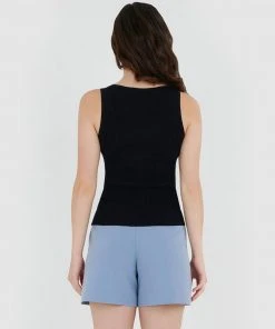 Forcast Alba Knit Rib Top Black -Deals The Style Setters Store http3A2F2Fstatic.theiconic.com .au2Fp2Fforcast 9953 4668241 3