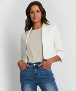 Forcast Polina Short Jacket Ivory