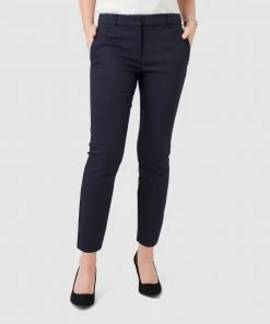 Forever New Mindy Petite 7/8 Slim Pants Navy