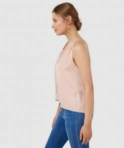 Forever New Petite Aria Petite Smocked Halter Top Pink -Deals The Style Setters Store http3A2F2Fstatic.theiconic.com .au2Fp2Fforever new petite 6661 934549 3